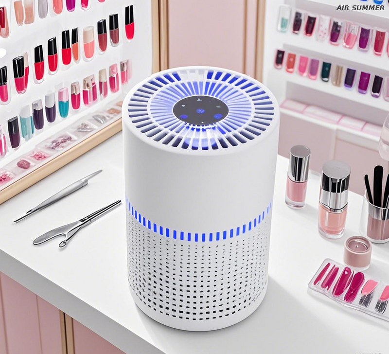 SM6008 Air Purifier: 4 - Layer Filtration, HEPA H13, UVC LED for Clean Air