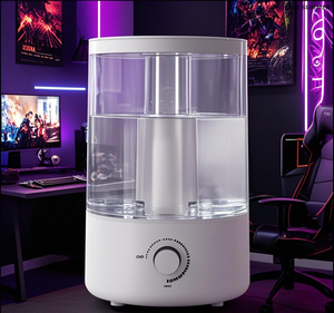 UV Light Synchronizes with Knob! 5L Cold Mist Humidification, Ins Style Dual Mist Outlets Rotatable​