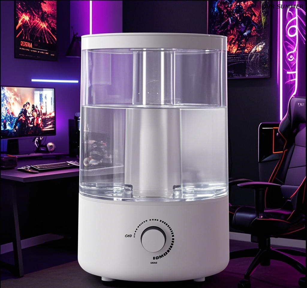 UV Light Synchronizes with Knob! 5L Cold Mist Humidification, Ins Style Dual Mist Outlets Rotatable​