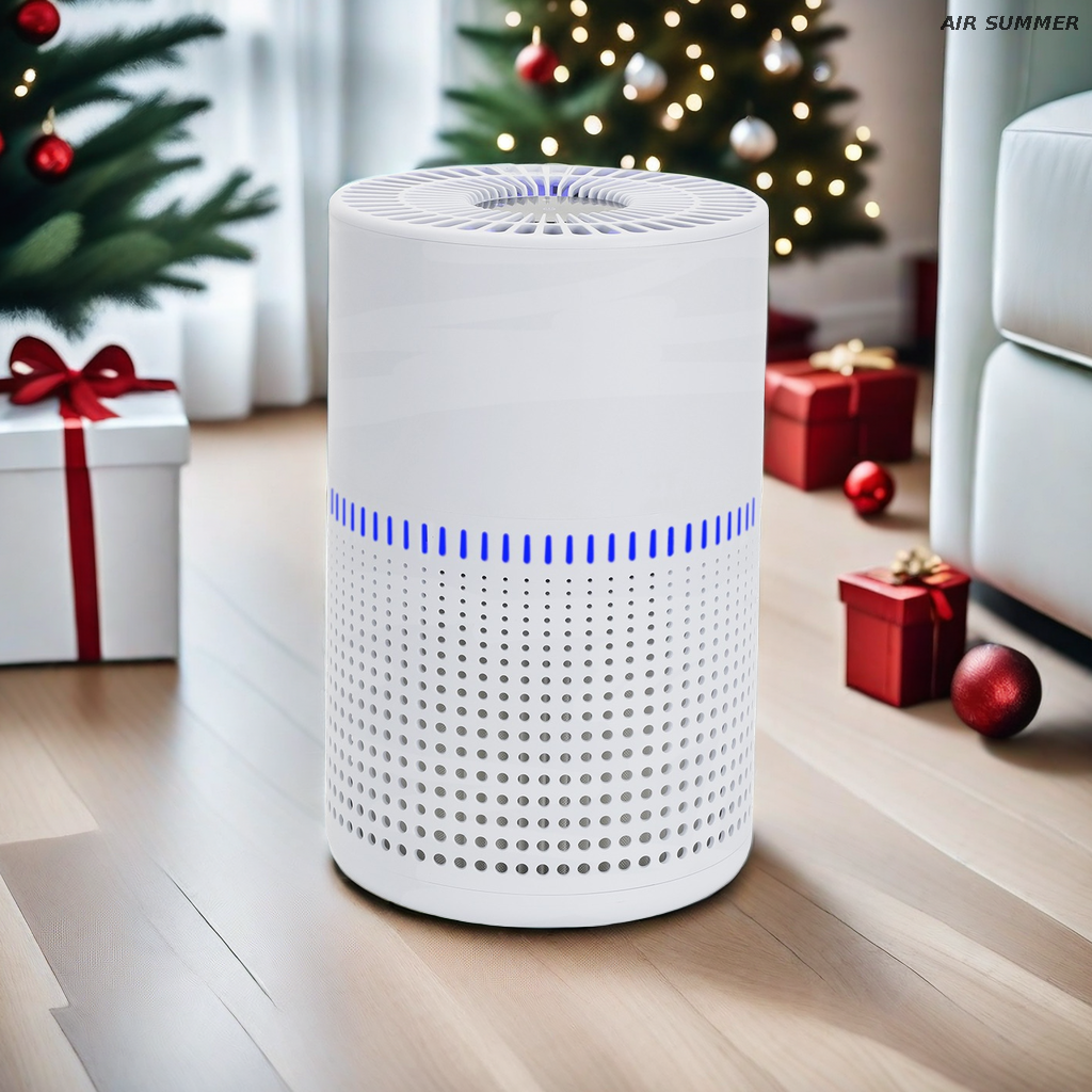 High - Efficiency SM6008 Air Purifier with HEPA H13 Filter & UVC LED for 10 - 20㎡ Rooms