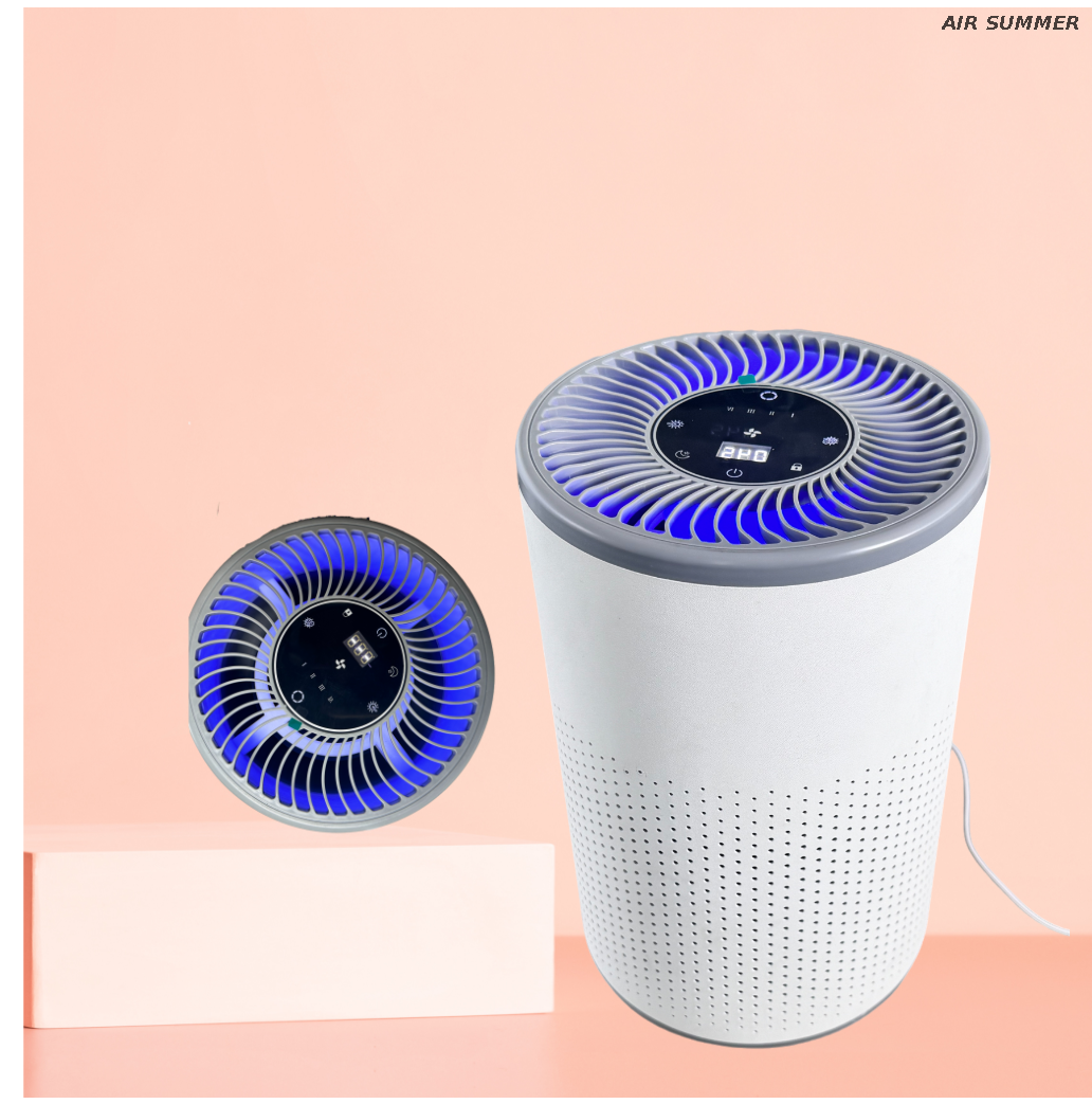 Air Purifier Hepa 13 Natural Fresh Home Air Purifier WIFI Optional, Summer Air