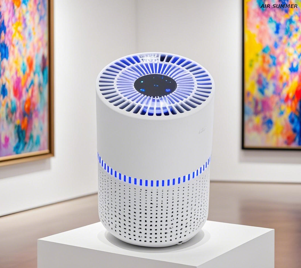 SM6008 Air Purifier: Kills 99% Bacteria & Viruses, HEPA H13 + UVC LED Technology