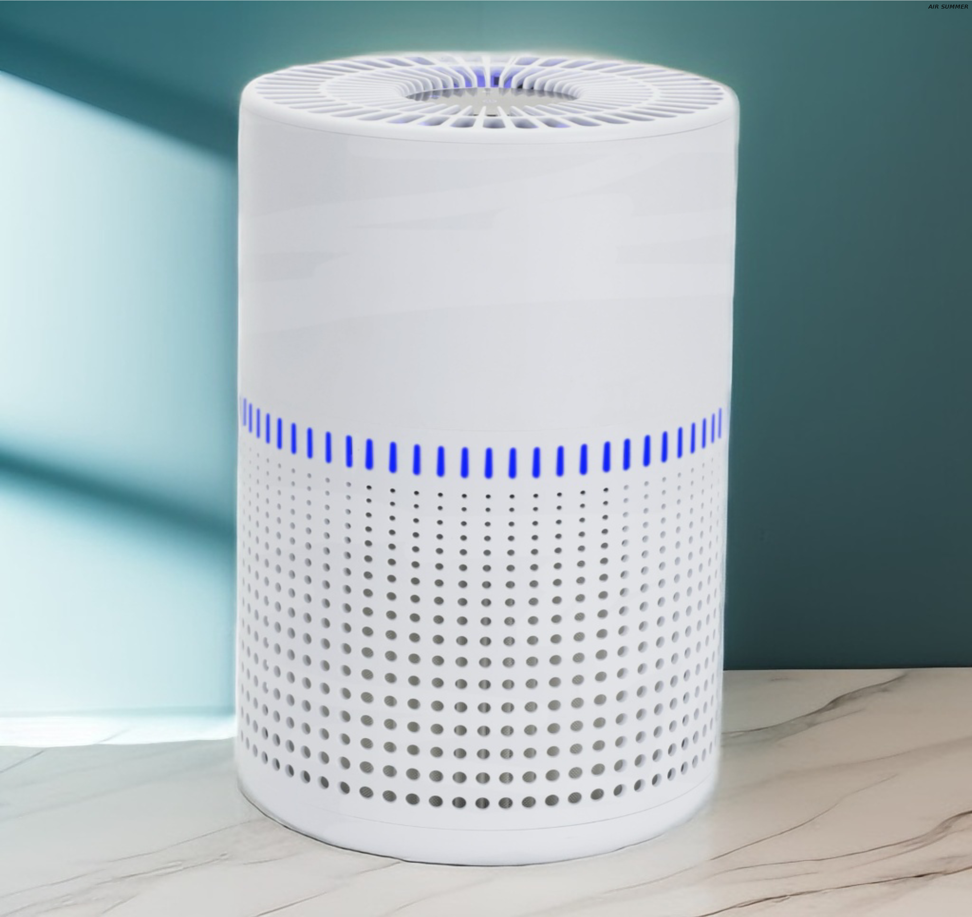 SM6008 Air Purifier: Kills 99% Bacteria & Viruses, HEPA H13 + UVC LED Technology