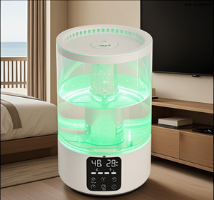 7-Color Ambient Light Humidifier with Slow Color Changing Effect
