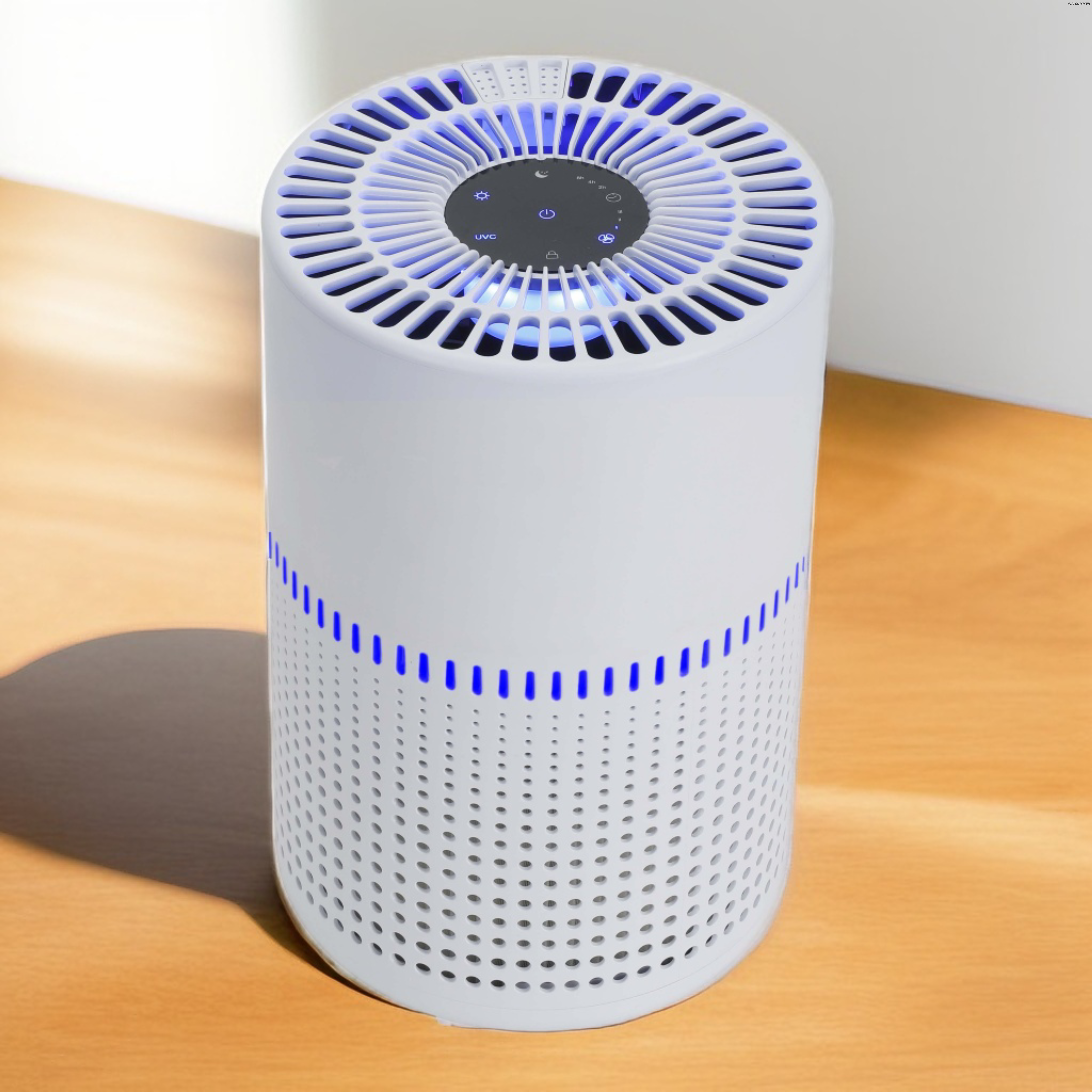 High - Efficiency SM6008 Air Purifier with HEPA H13 Filter & UVC LED for 10 - 20㎡ Rooms
