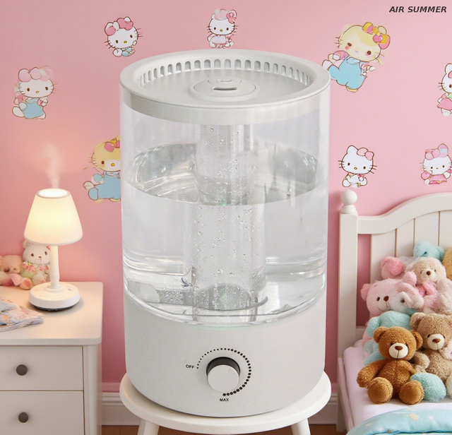 High-Value 5L Water Tank, Ins Style Dual Mist Outlet Energy-Saving Humidifier​