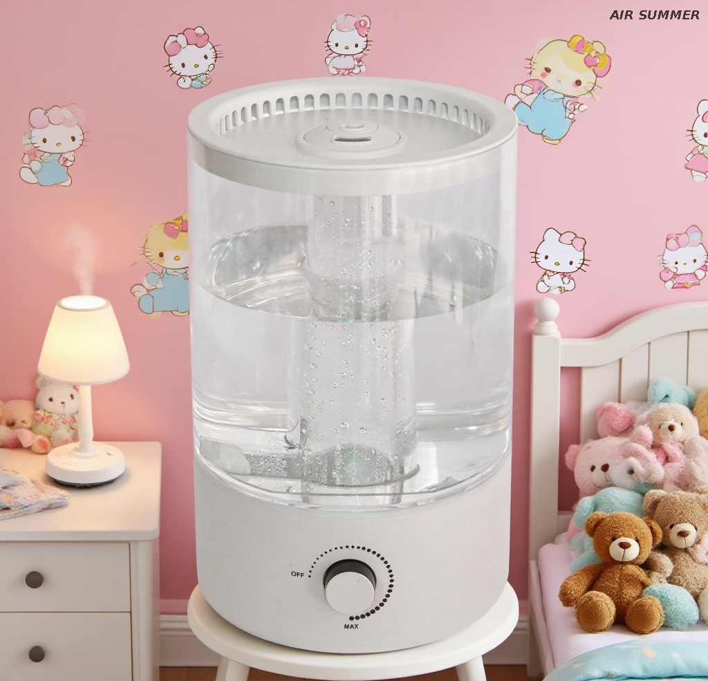 High-Value 5L Water Tank, Ins Style Dual Mist Outlet Energy-Saving Humidifier​