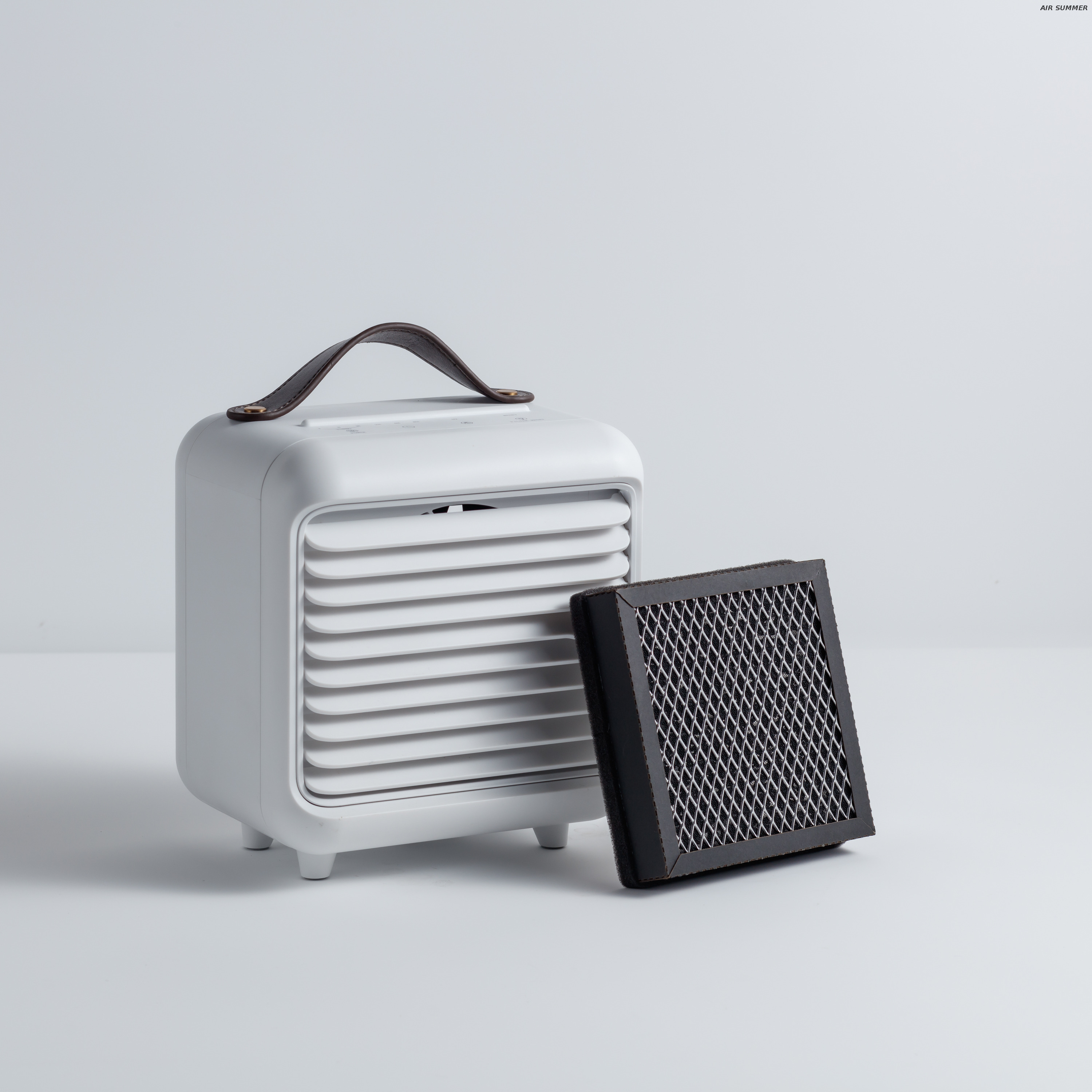 Office Essential! AIR SUMMER Desktop Air Purifier, Quickly Dispels Stuffy Odors