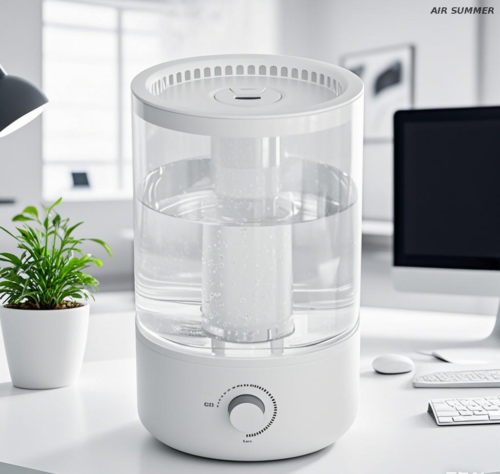 5L Large Capacity Cold Mist Device, Ins Style Knob-Controlled Dual Mist Outlets​