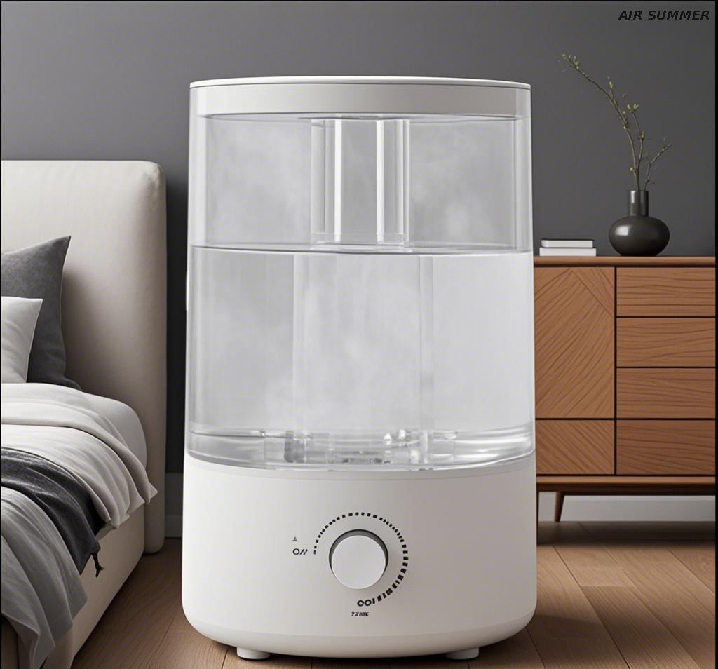5L Large Water Tank Energy-Saving Model, Ins Style Dual Mist Outlet Cold Mist Humidifier
