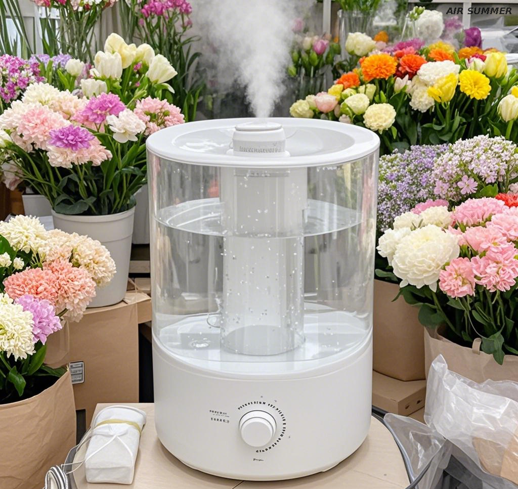 Energy-Saving and Environmentally Friendly 5L Model, Ins Style High-Value Dual Mist Outlet Humidifier​