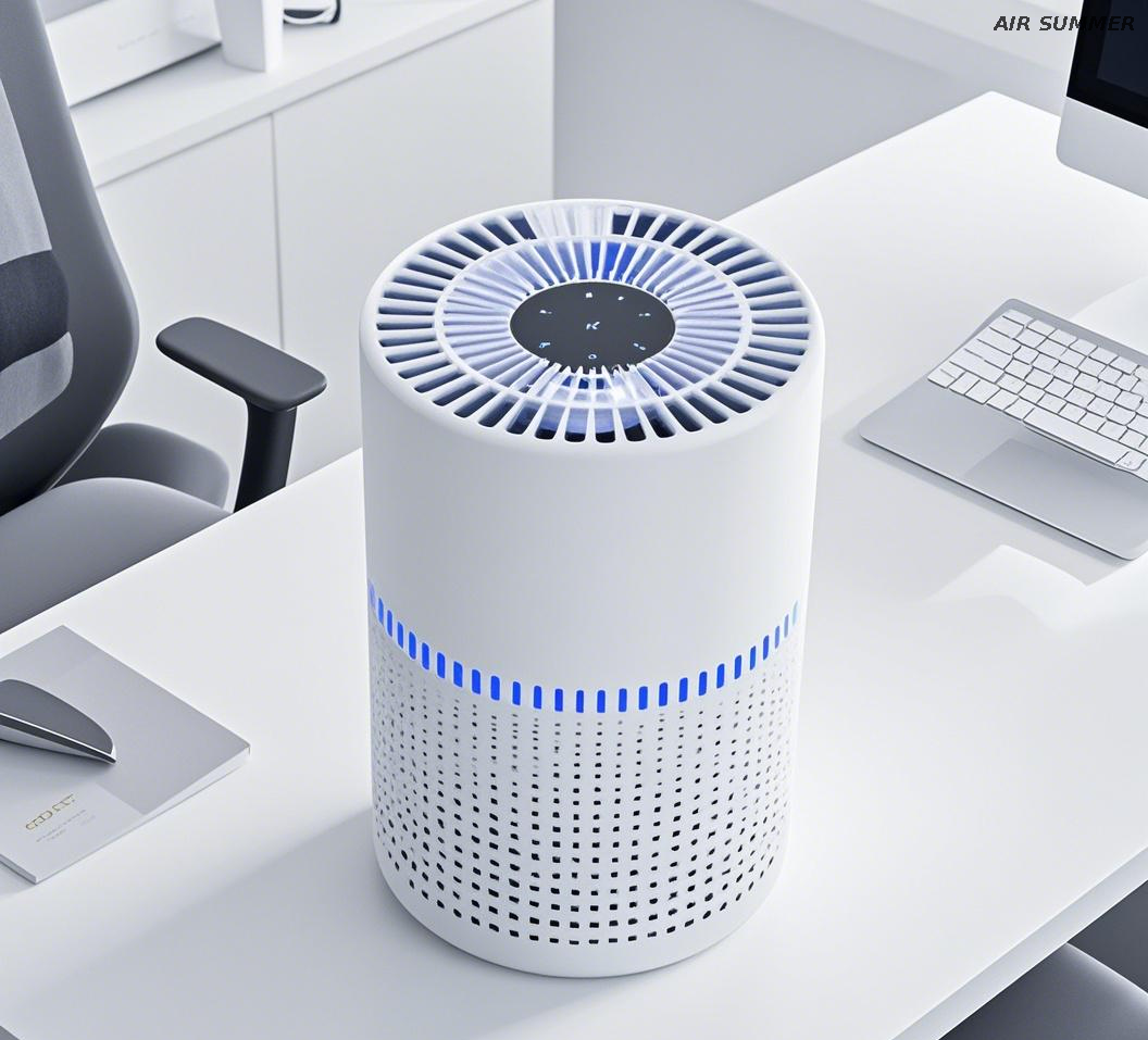 Office - Ready SM6008 Air Purifier: Quiet, Filters Pollutants, Aroma Function