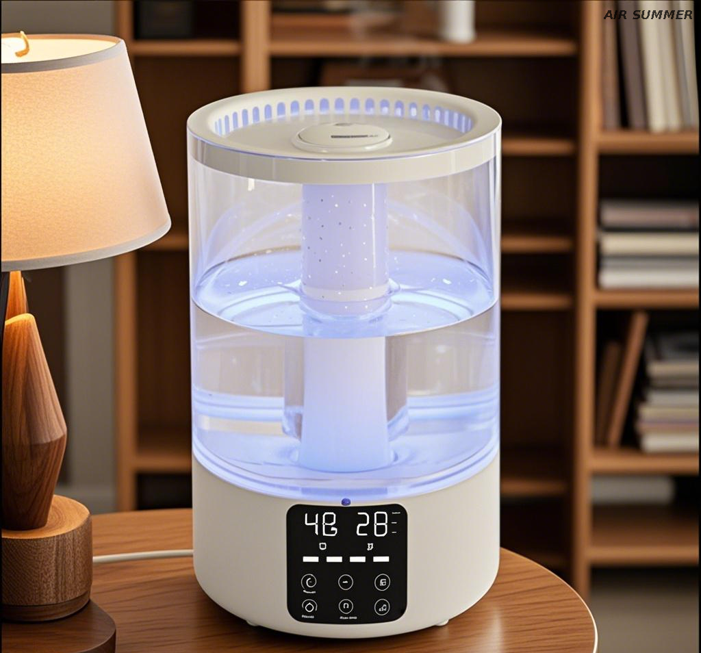 User-Friendly Humidifier with Intuitive LCD Screen And Remote Control
