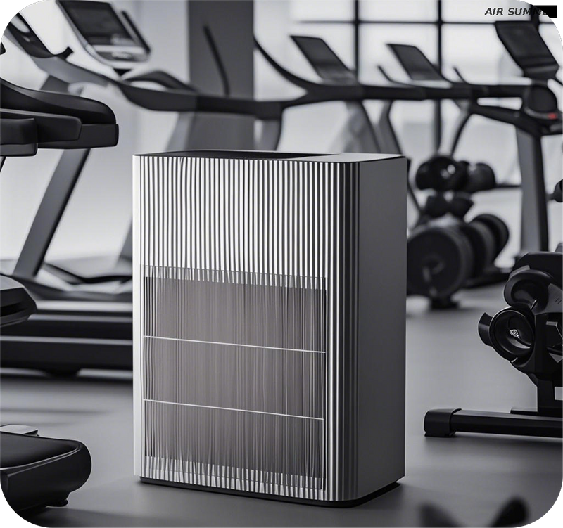 High - Efficiency Bacterial Air Purifier SM8106, UV - C Sterilization, 40 - 60㎡ Coverage