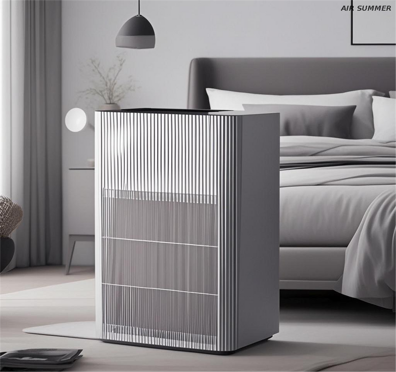 Kitchen Office Air Purifier SM8106, High - Speed Mode