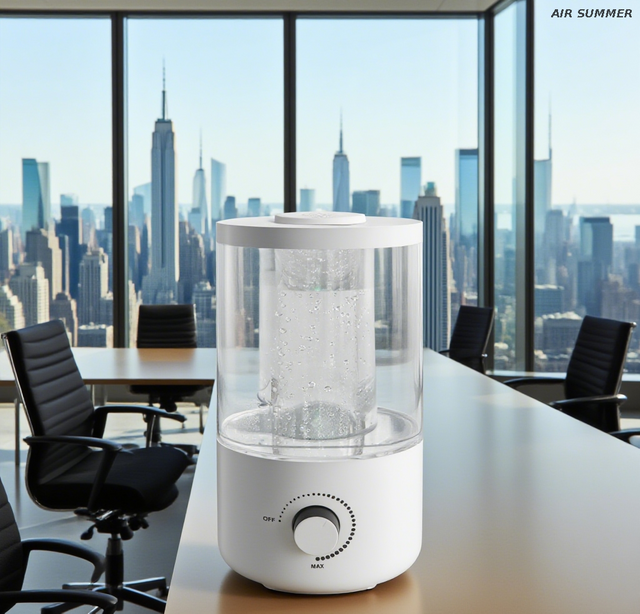 5L Large Capacity Cold Mist Device, Ins Style Knob-Controlled Dual Mist Outlets​