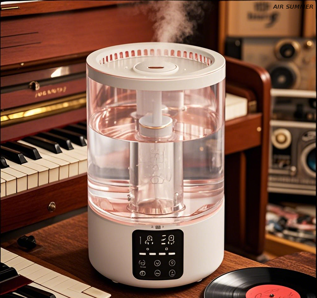 Dust-Resistant Cover Humidifier for Extended Use Between Cleanings