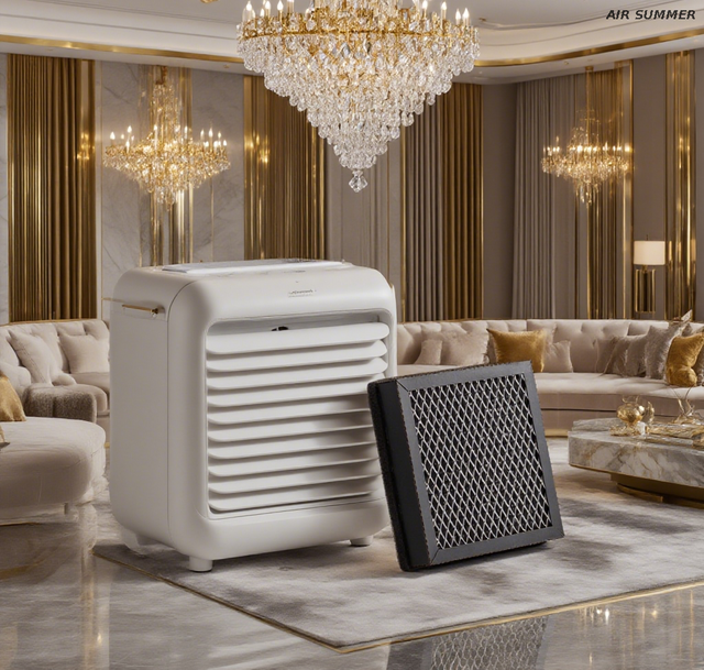 Kids' Exclusive! AIR SUMMER Air Purifier, Safe Materials + High-Efficiency Purification, Dual Protection