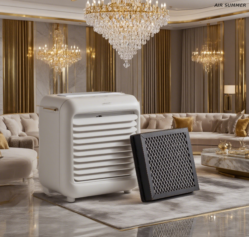 Kids' Exclusive! AIR SUMMER Air Purifier, Safe Materials + High-Efficiency Purification, Dual Protection