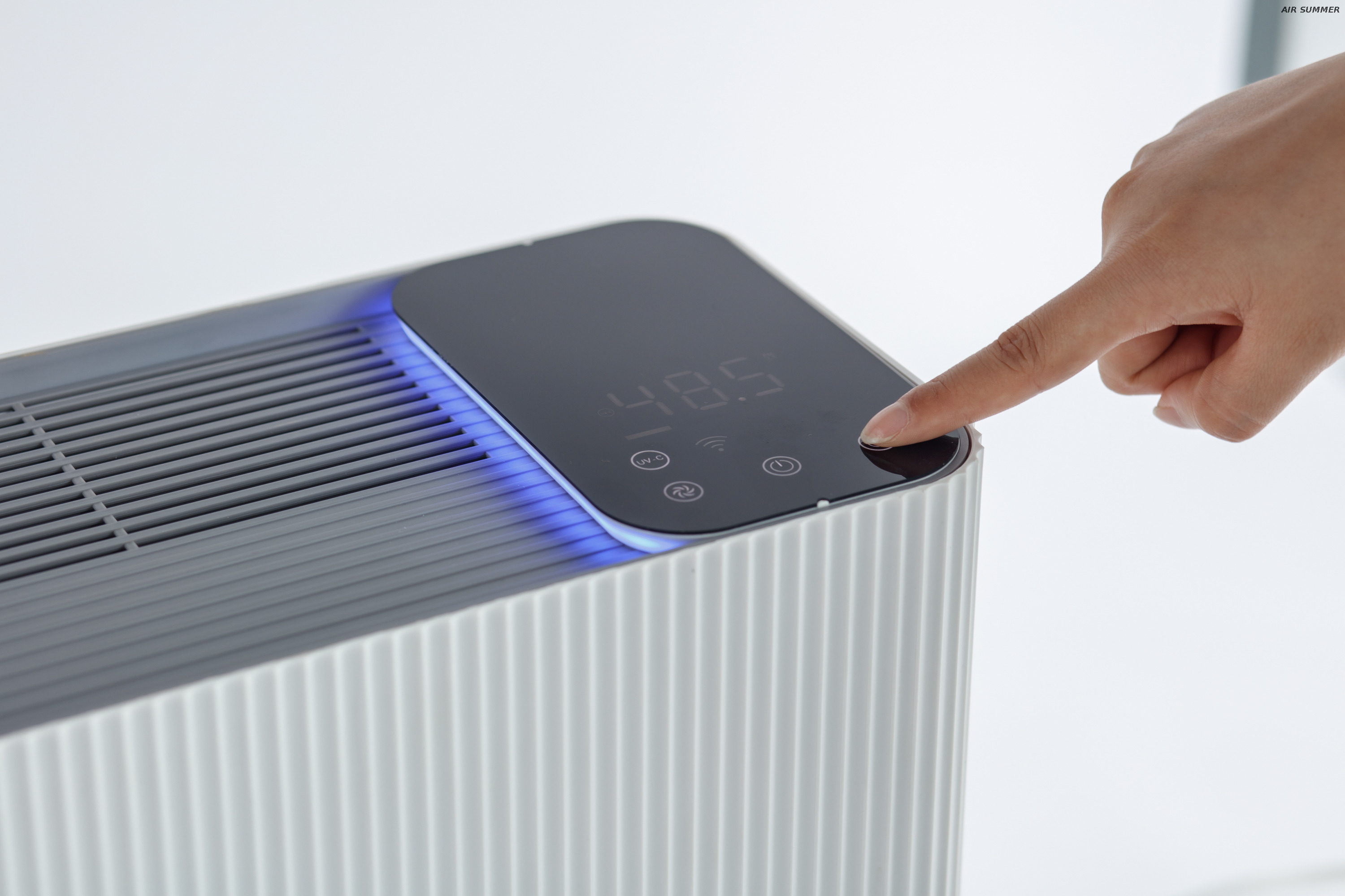 High - Efficiency Bacterial Air Purifier SM8106, UV - C Sterilization, 40 - 60㎡ Coverage