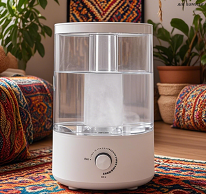Knob-Adjustable 5L Capacity, Ins Style Environmentally Friendly, Dual Mist Outlet Cold Mist Humidifier​