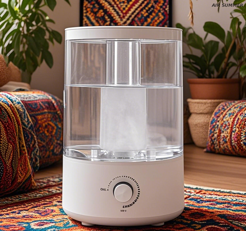 Knob-Adjustable 5L Capacity, Ins Style Environmentally Friendly, Dual Mist Outlet Cold Mist Humidifier​